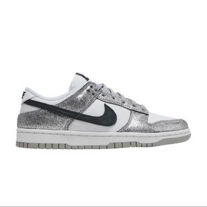(SOLD) Nike Dunk Low (DO5882 001) Silver, White & Black, NEW